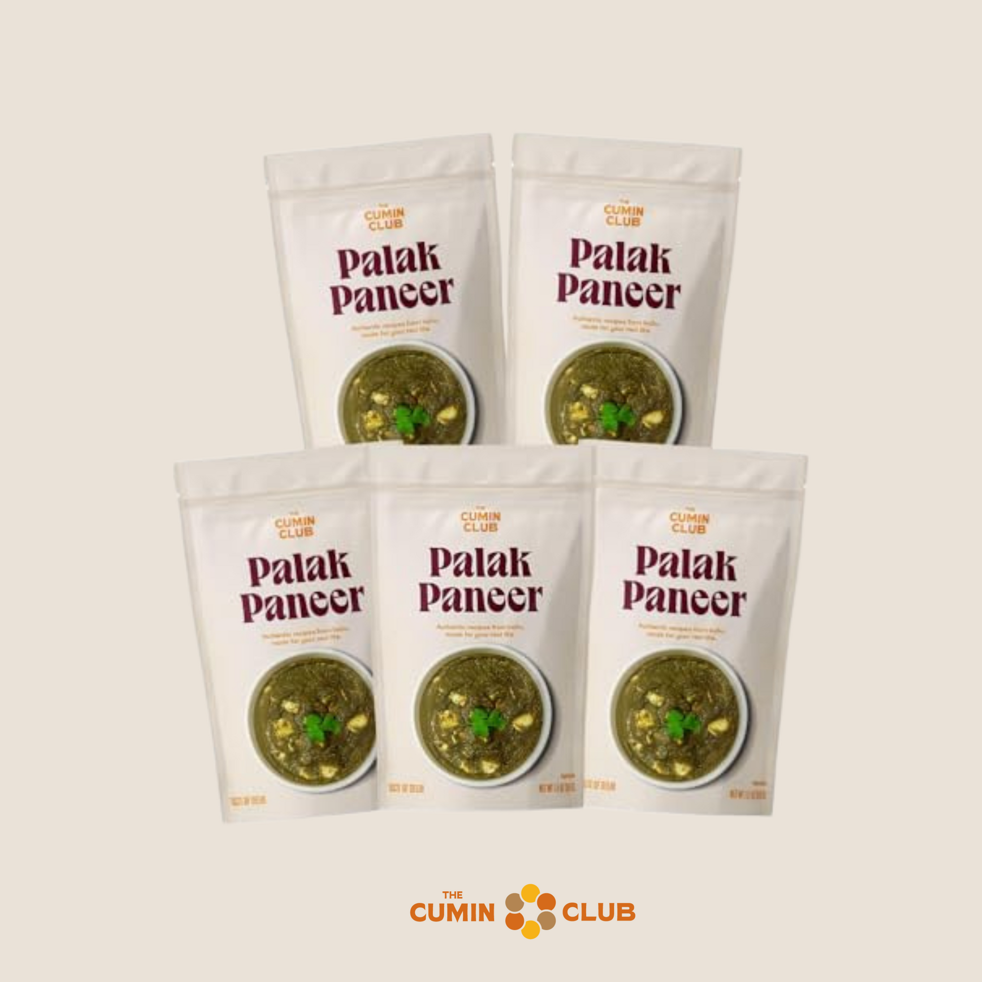 Palak paneer - Pack of 5 